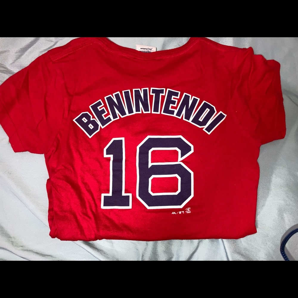 Andrew Benintendi t shirt Red Sox for women